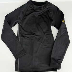 Under Armour Kids Black Cold Gear Base Layer Top and Bottom Set